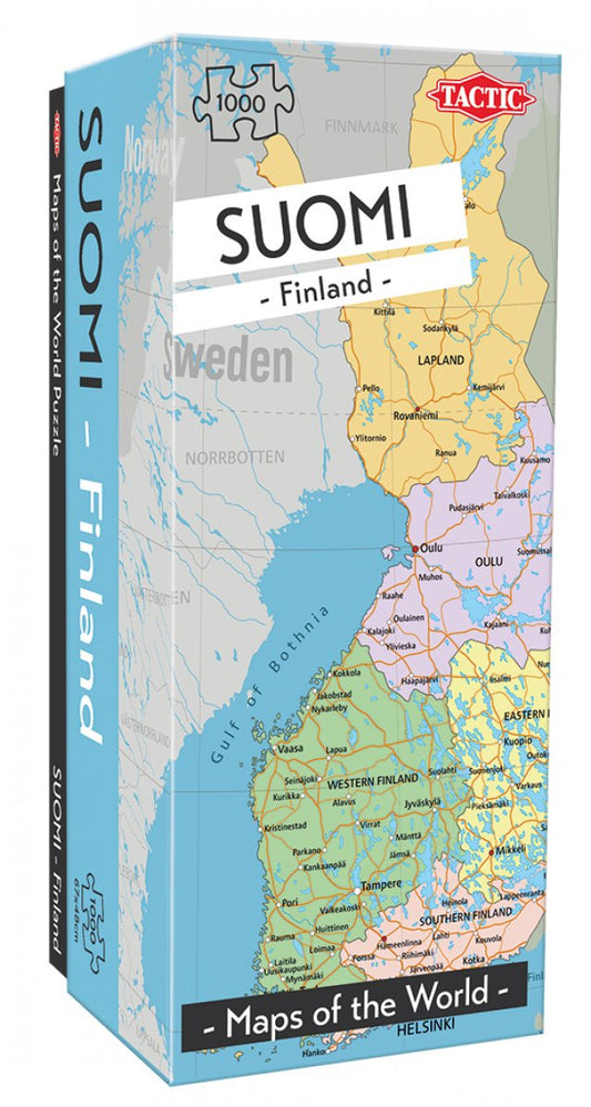 Tactic Maps of the World pussel 1000 bitar