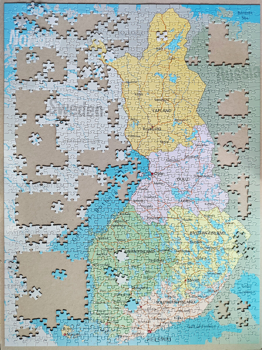 Tactic Maps of the World pussel 1000 bitar