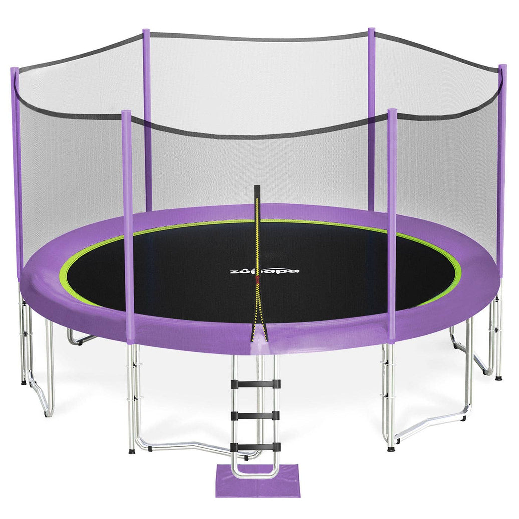 Utomhus Saffun Trampolin Lila
