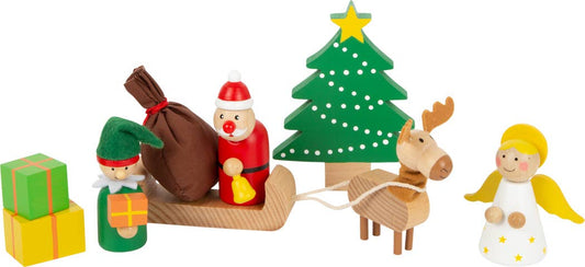 small foot small foot Animal Christmas Playset | Jul | Trä