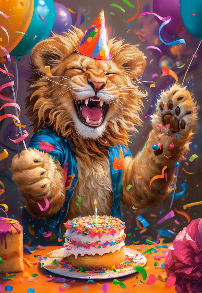 KIDEK pussel - Happy Birthday!, 1000-bitar