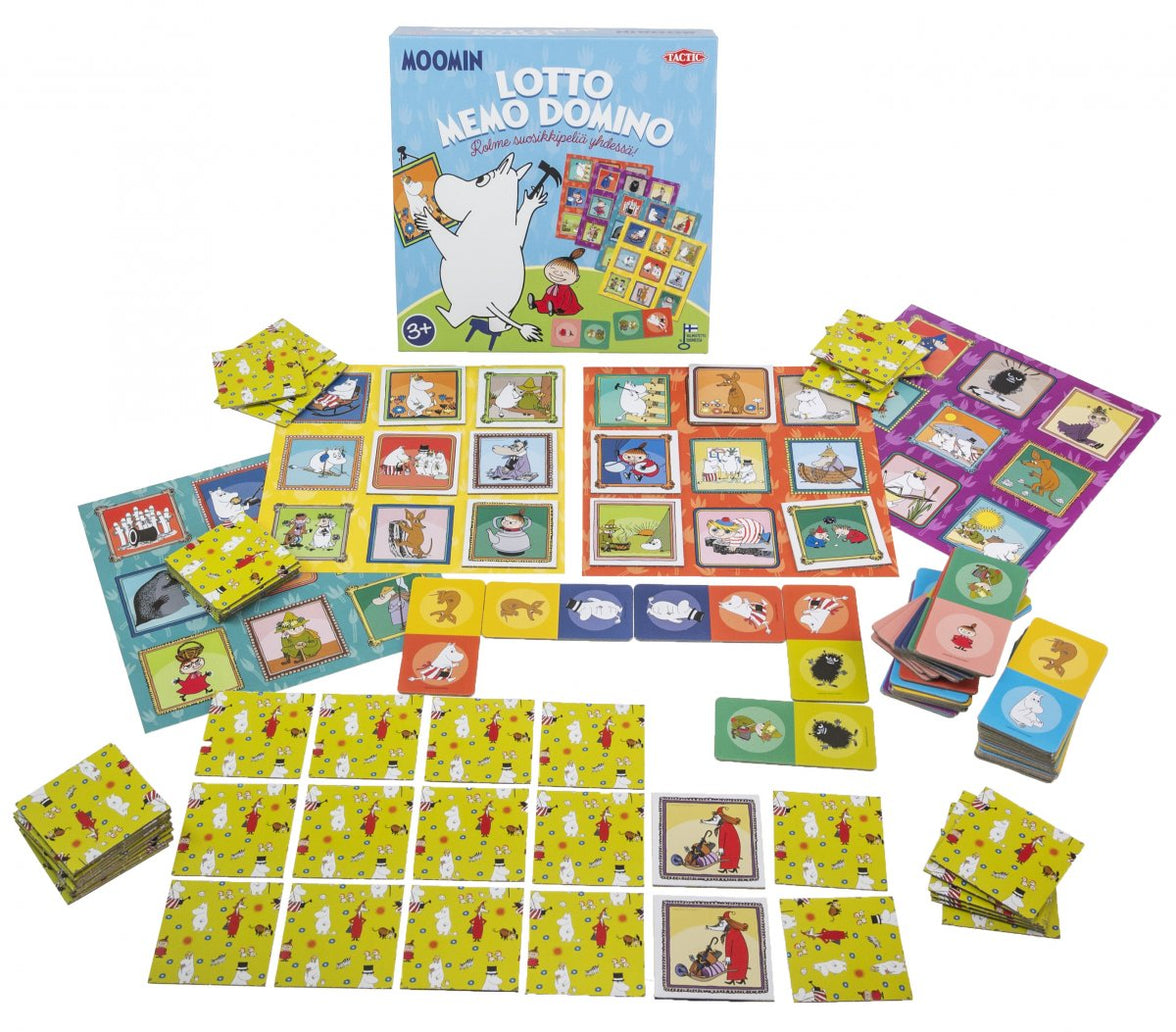 Tactic Mumin 3-i-1 Spel