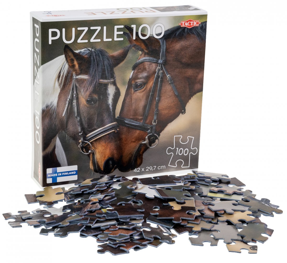 Tactic Puzzle Lovers Horses in Love 100 bitar