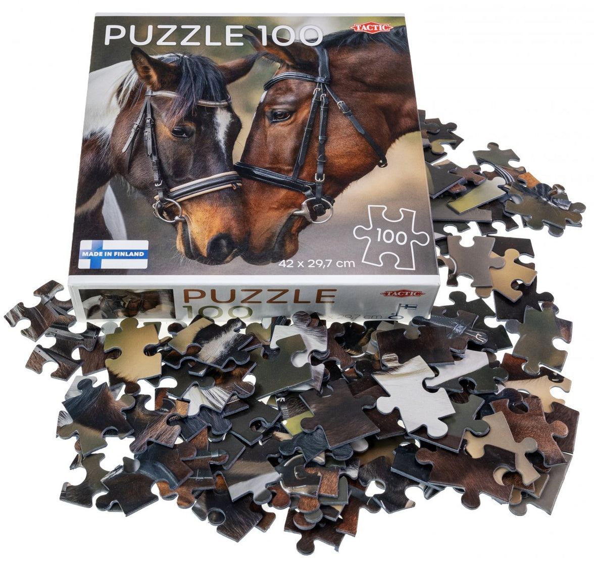 Tactic Puzzle Lovers Horses in Love 100 bitar
