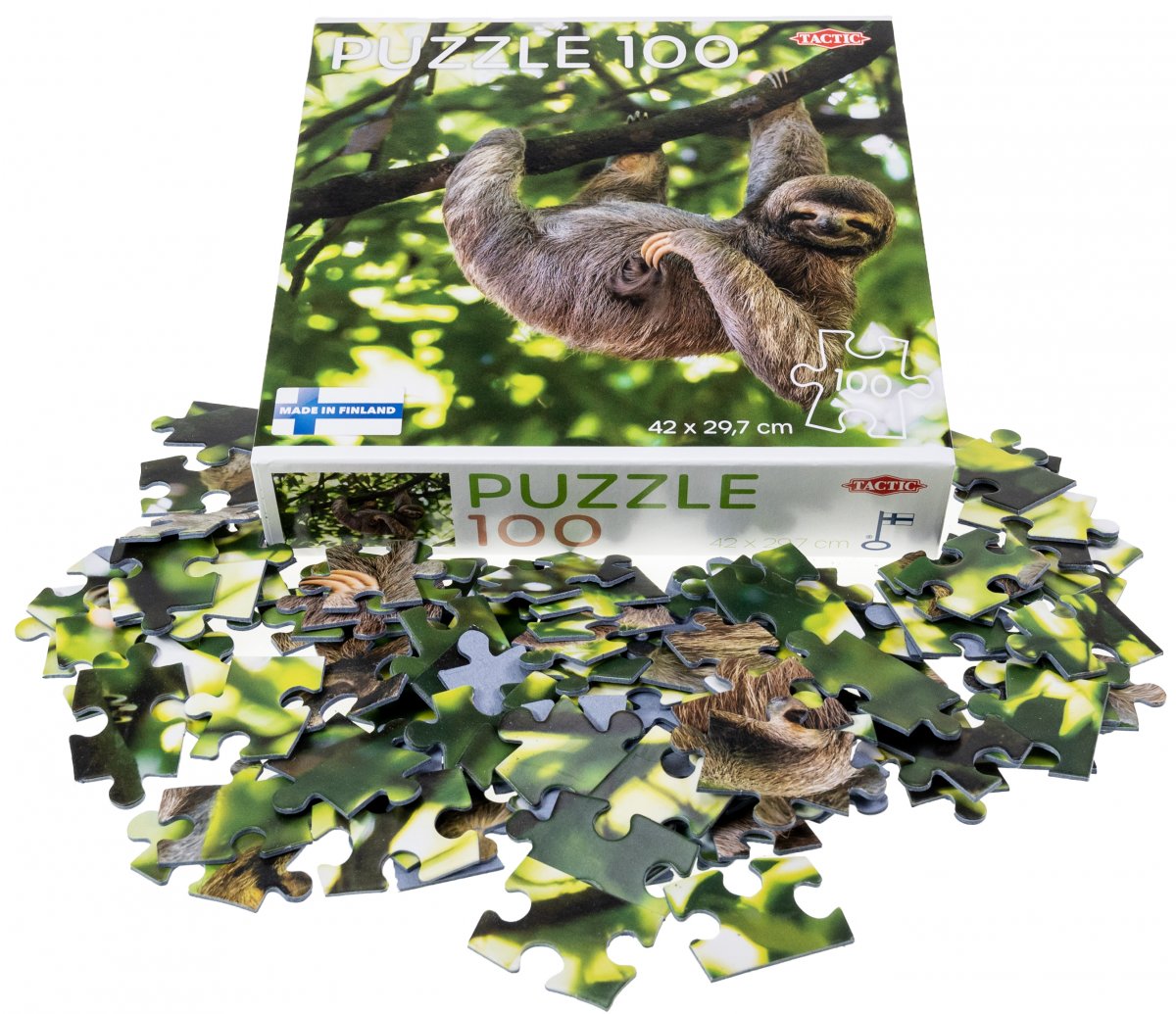 Tactic Puzzle Lovers Sloth 100 pcs
