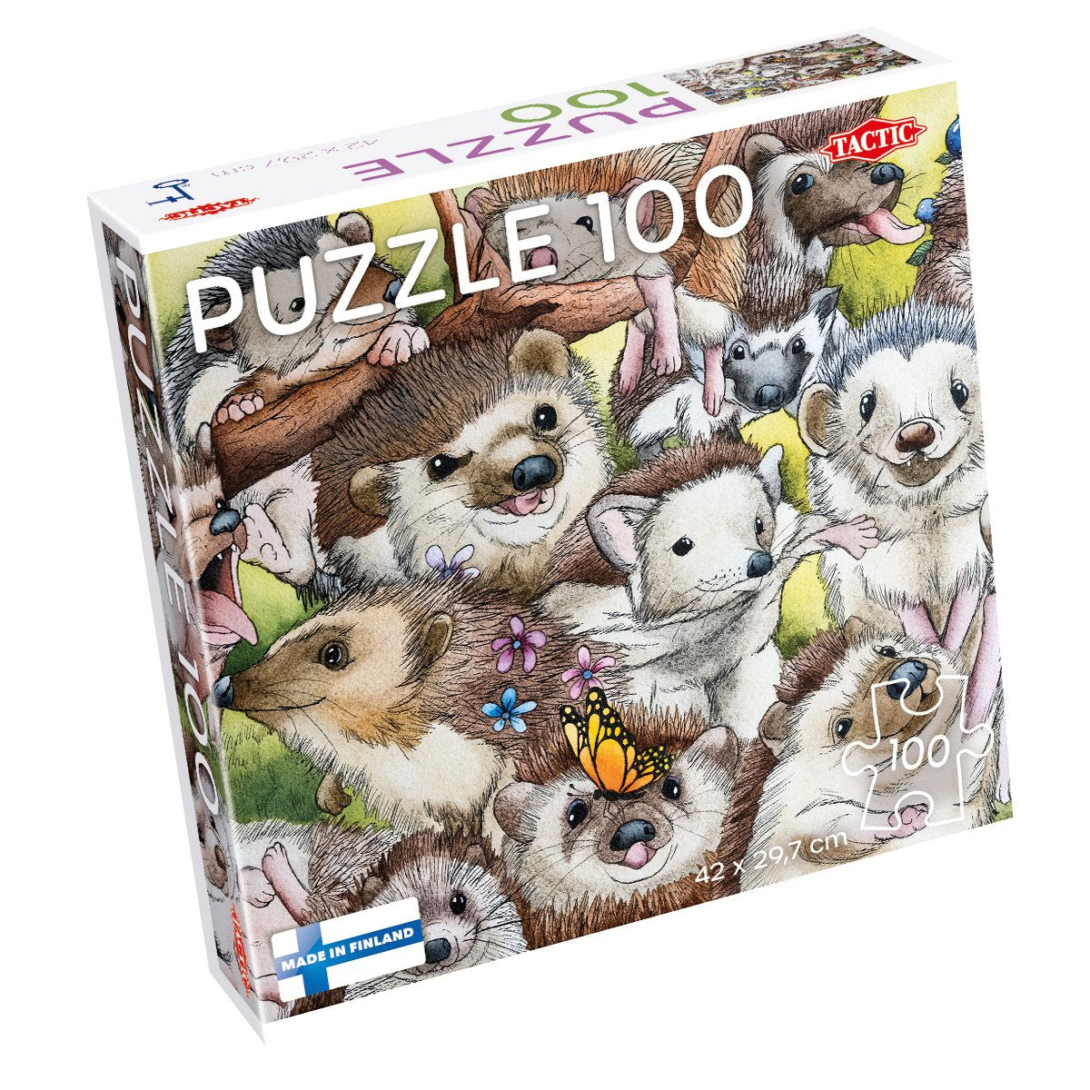 Tactic Puzzle Lovers Hedgehogs 100 bitar
