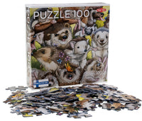 Tactic Puzzle Lovers Hedgehogs 100 bitar