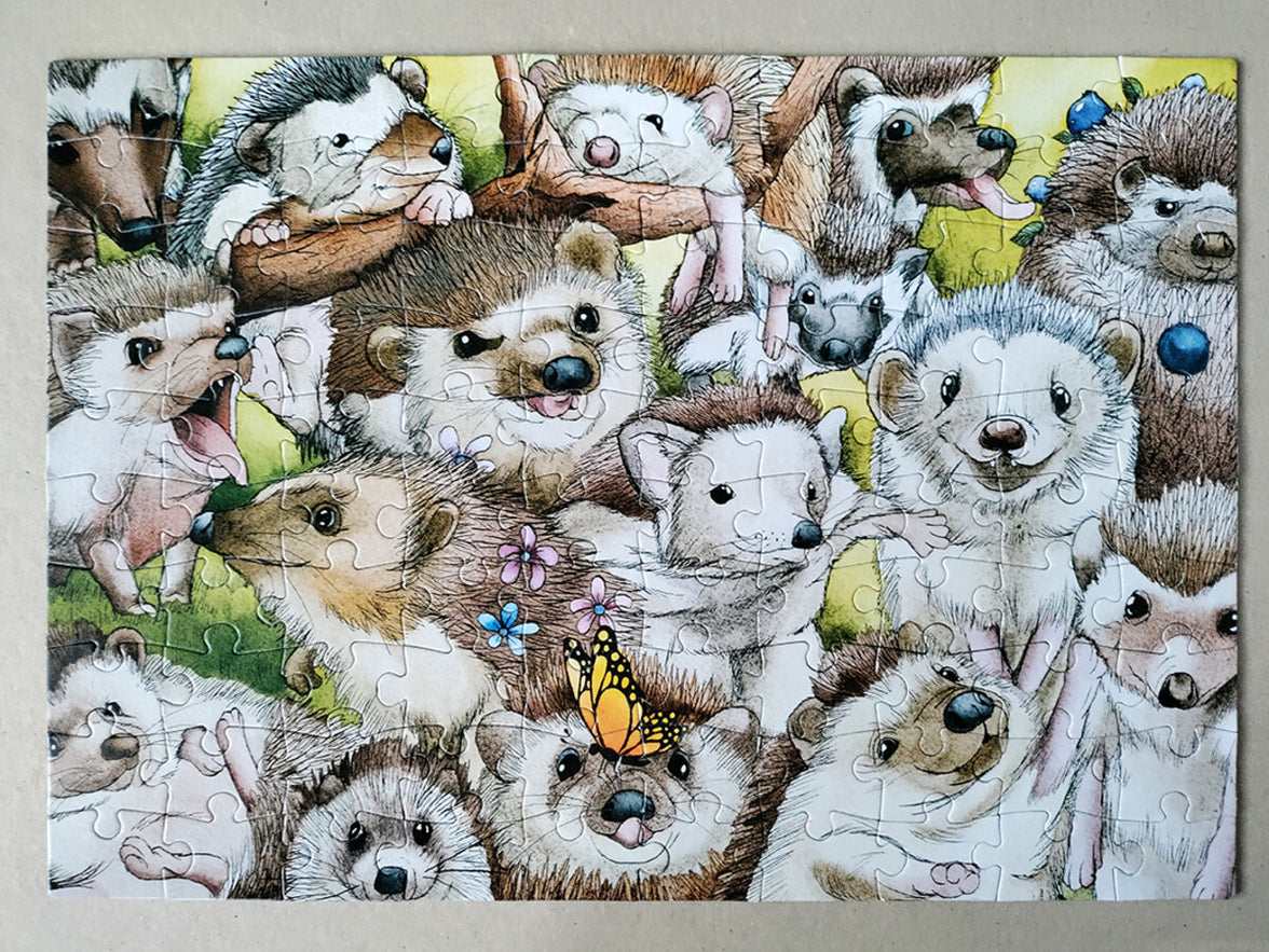 Tactic Puzzle Lovers Hedgehogs 100 bitar