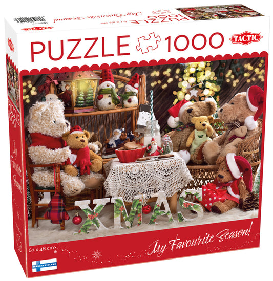 Tactic Puzzle Lovers Teddy Bear Family