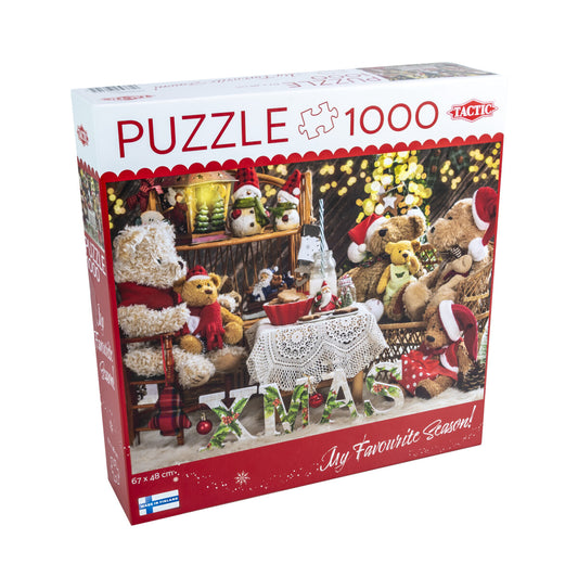 Tactic Puzzle Lovers Teddy Bear Family