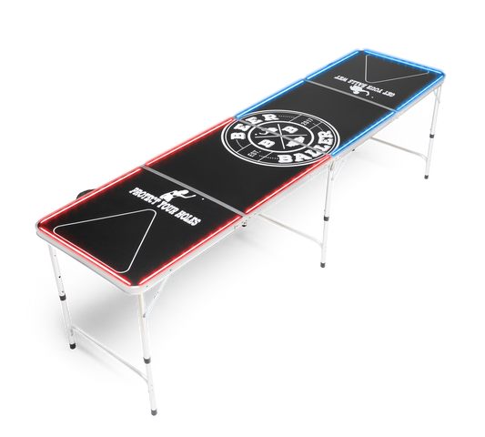 LED öl pong bord (utan mugghållare)