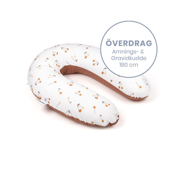 Roll About Överdrag Amningskudde Körsbär