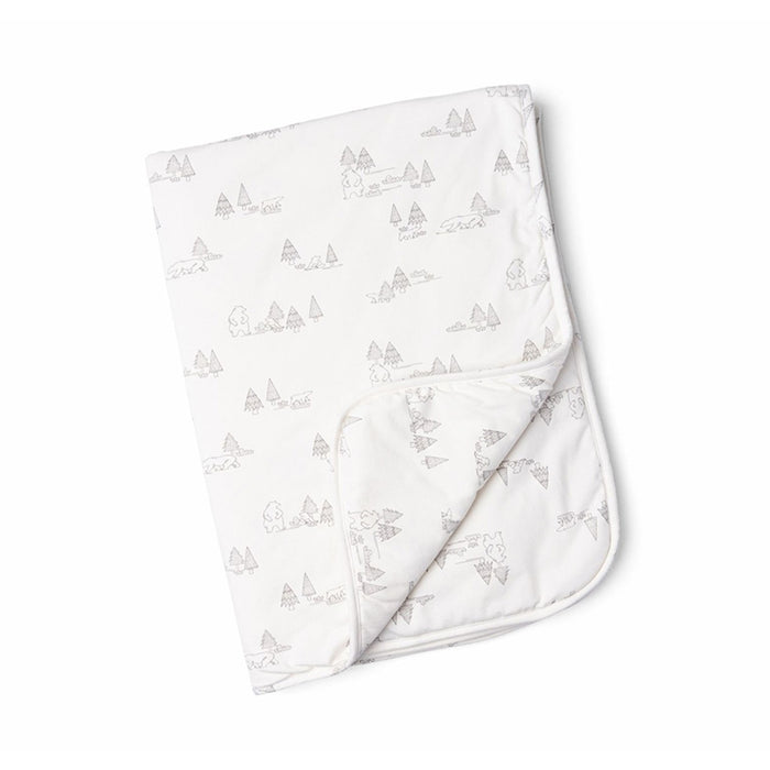 Roll About Vadderad Filt - Skog