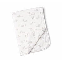 Roll About Vadderad Filt - Skog