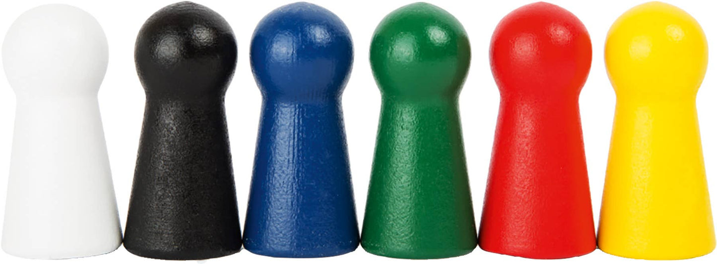small foot Ludo för 6 spelare | brädspel | trä