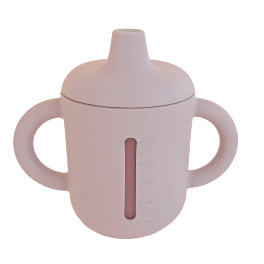Sippy Cup Silikon 250 ml Ljuslila