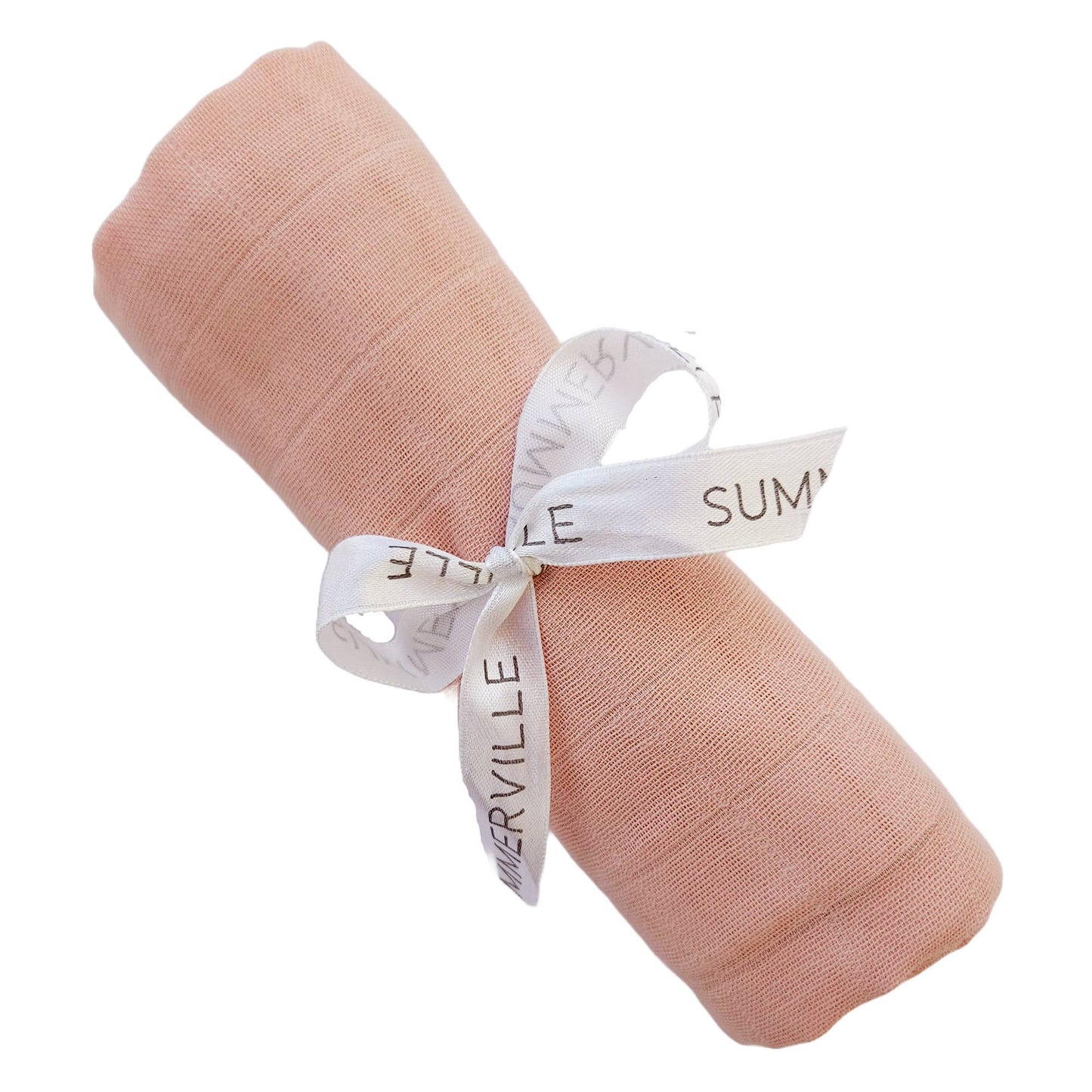 Summerville organic Babyfilt i muslin persika GOTS