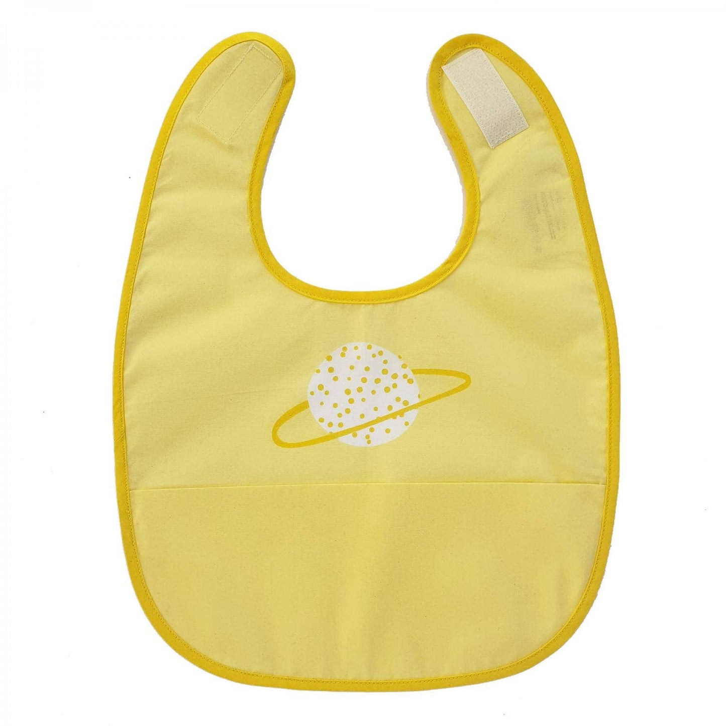 Ekologisk babyhaklapp Yellow Planet
