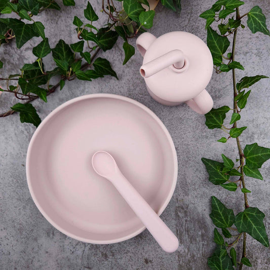 Summerville organic 3 st Barnmatset Blekt Mauve