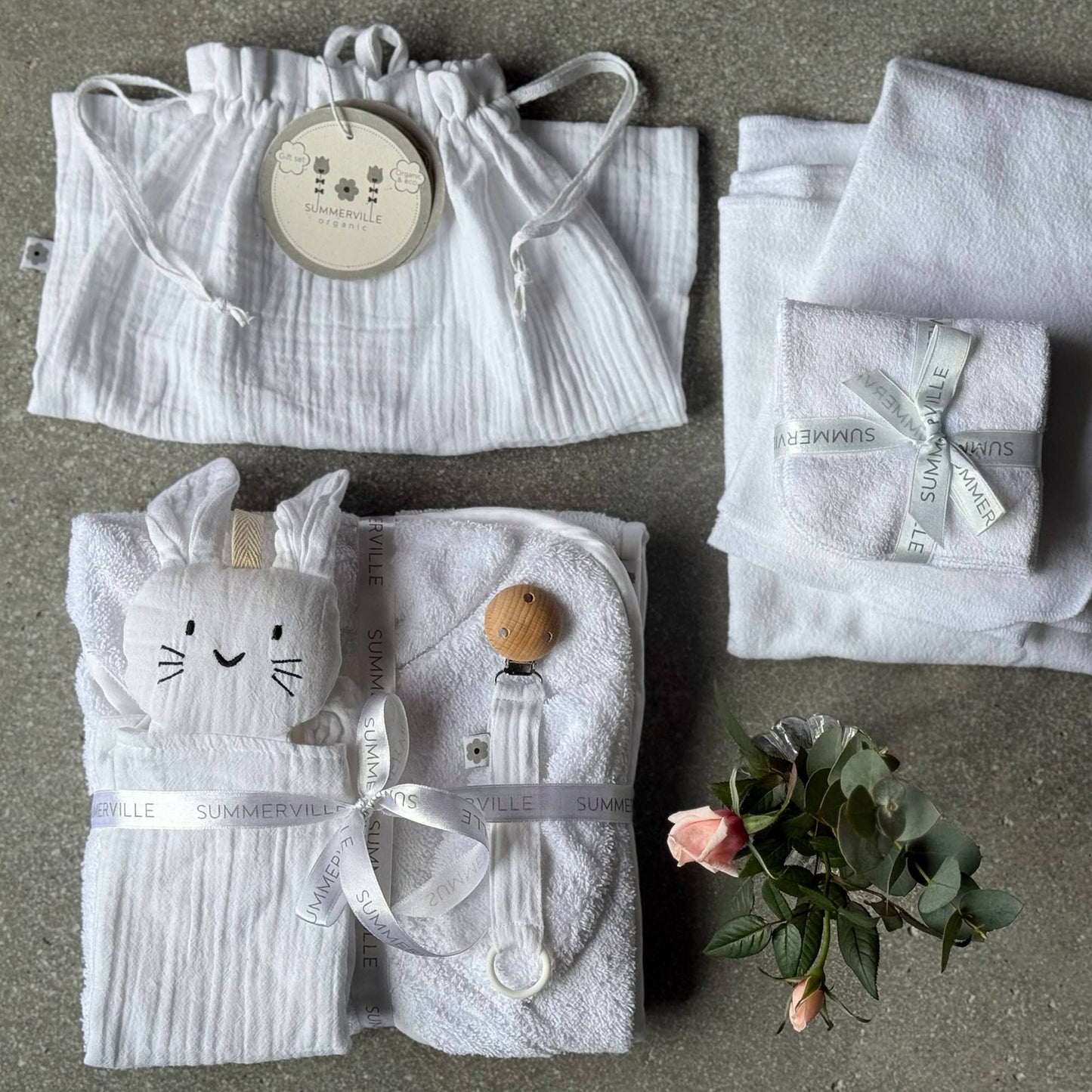 Summerville organic Presentset "Välkommen Bebis" Ekologisk Bomull