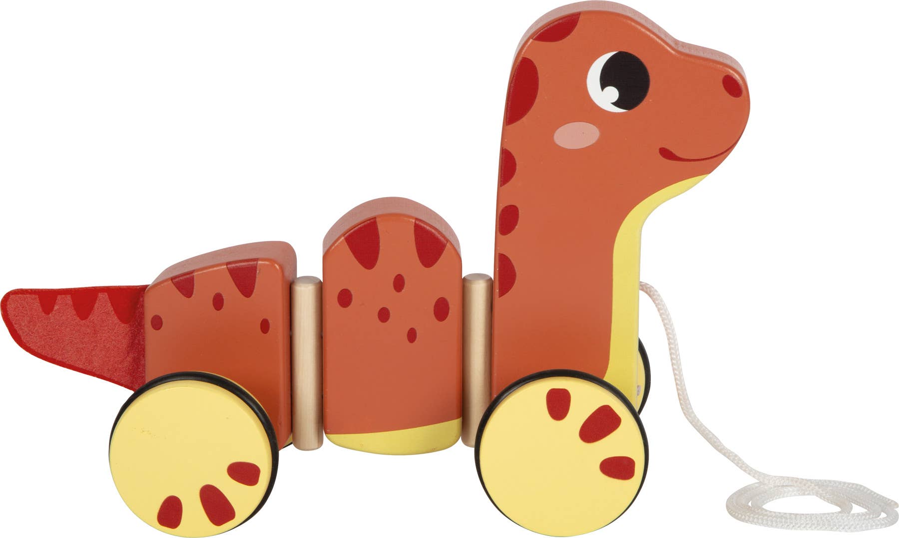 small foot Dino leksak i trä