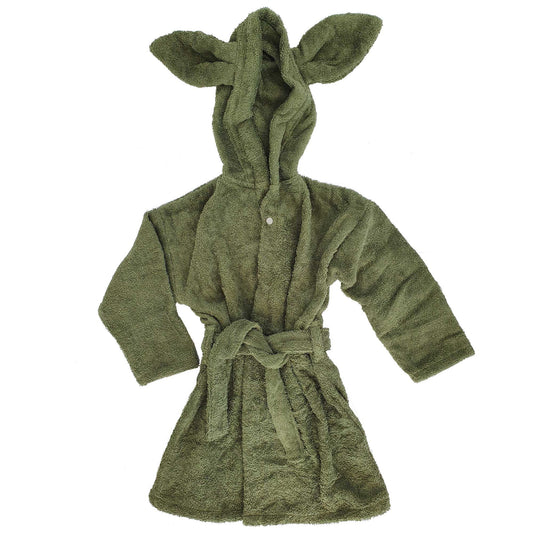 Ekologisk badrock Rabbit Green 0-1 år