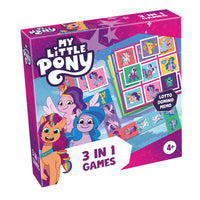 Tactic My Little Pony 3 i 1 Spelset
