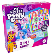 Tactic My Little Pony 3 i 1 Spelset