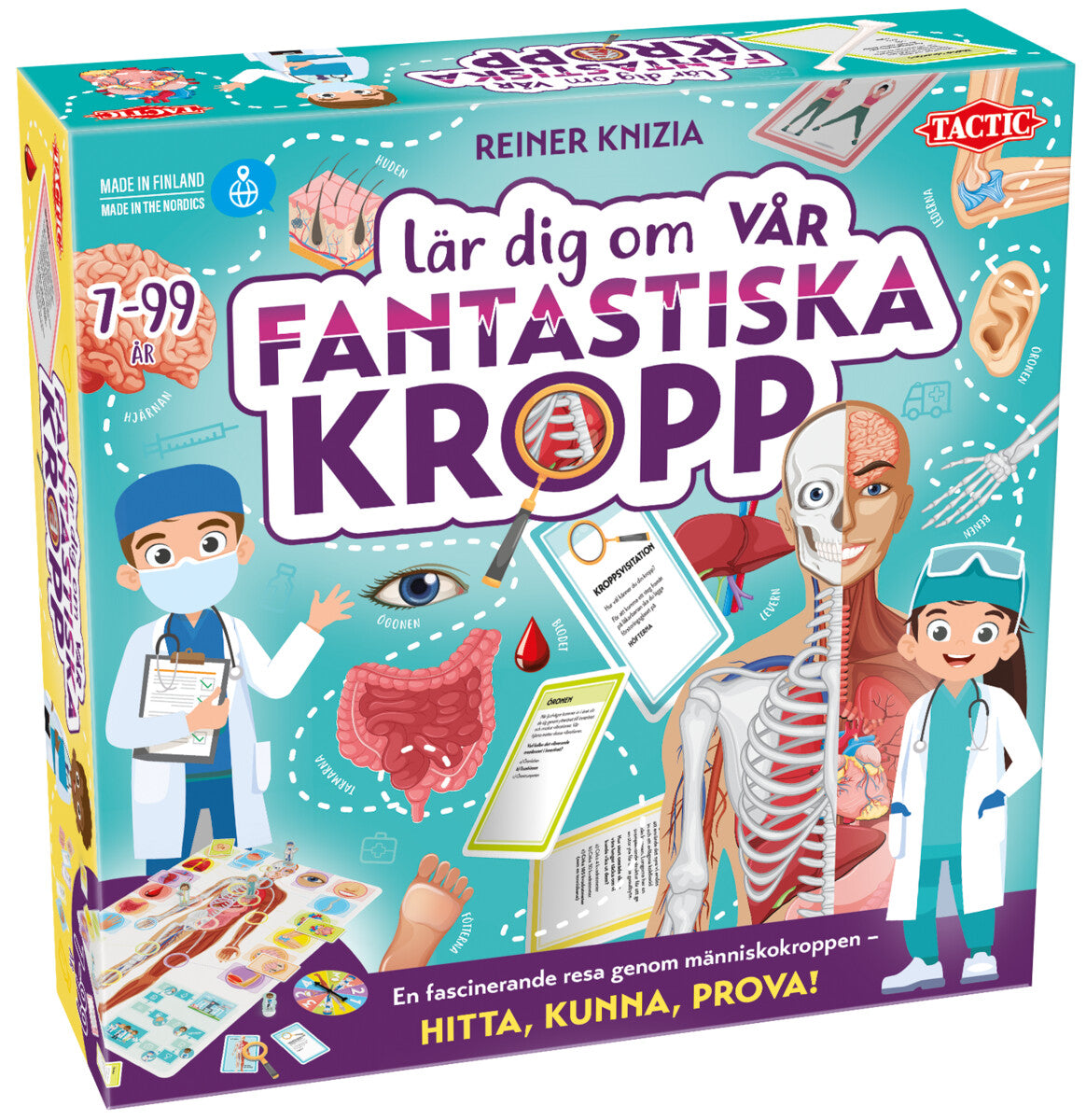 Tactic Vår fantastiska kropp brädspel