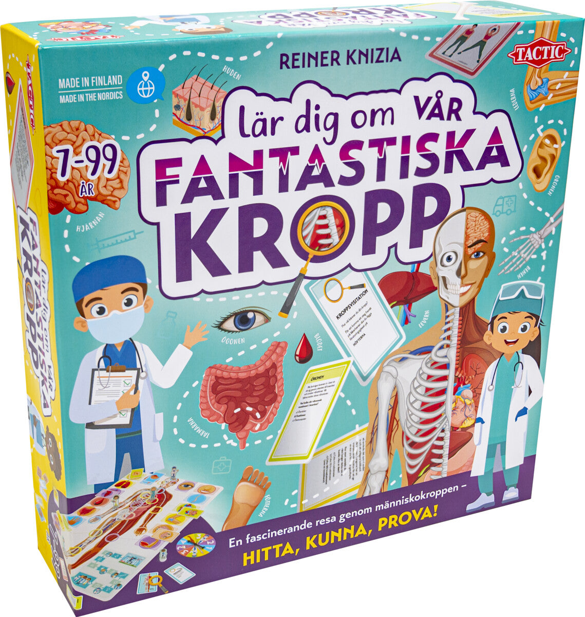 Tactic Vår fantastiska kropp brädspel