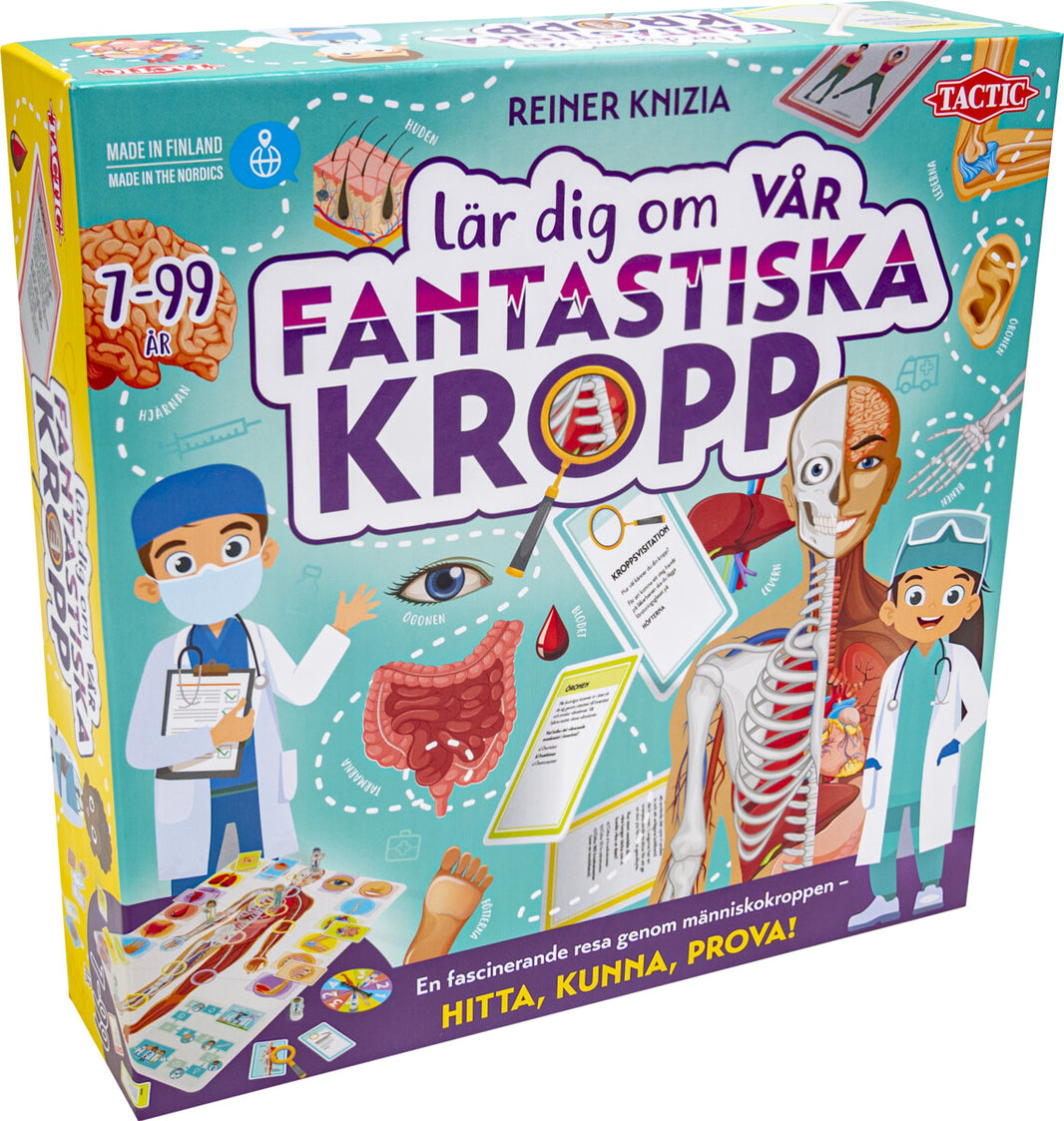 Tactic Vår fantastiska kropp brädspel