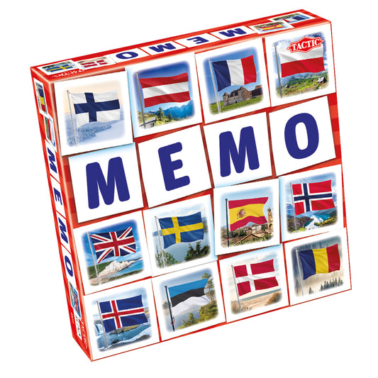 Tactic Memo Flags minnesspel