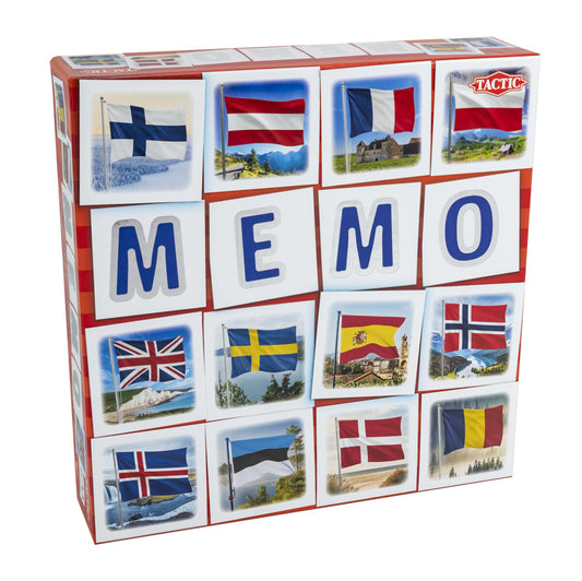 Tactic Memo Flags minnesspel