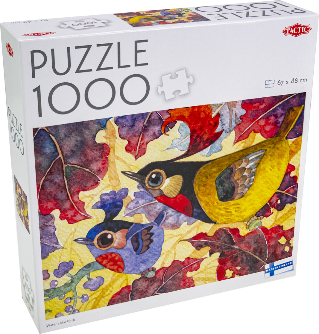 Tactic Puzzle Lovers Water color birds