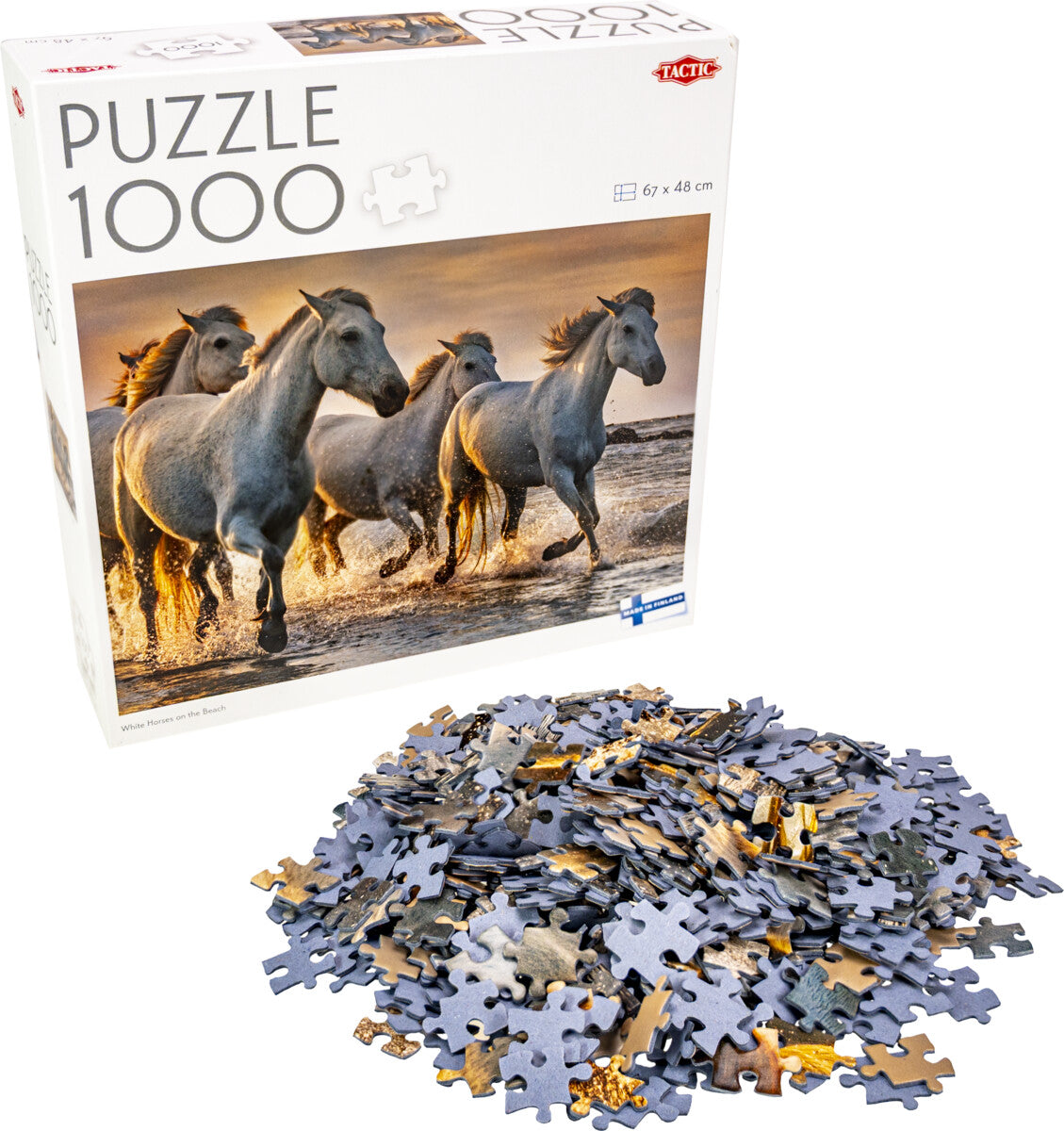 Tactic Puzzle Lovers White horses pussel