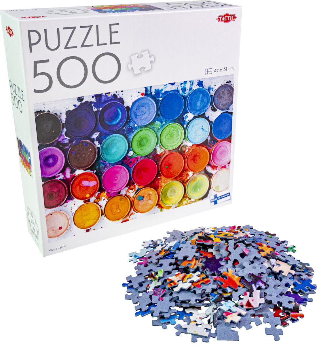 Tactic Puzzle Lovers Water colors 500