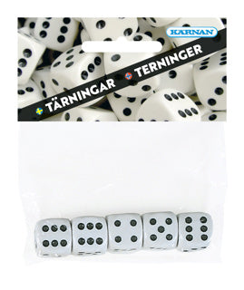 KÄRNAN - SPEL TÄRNINGAR 5 ST I PÅSE