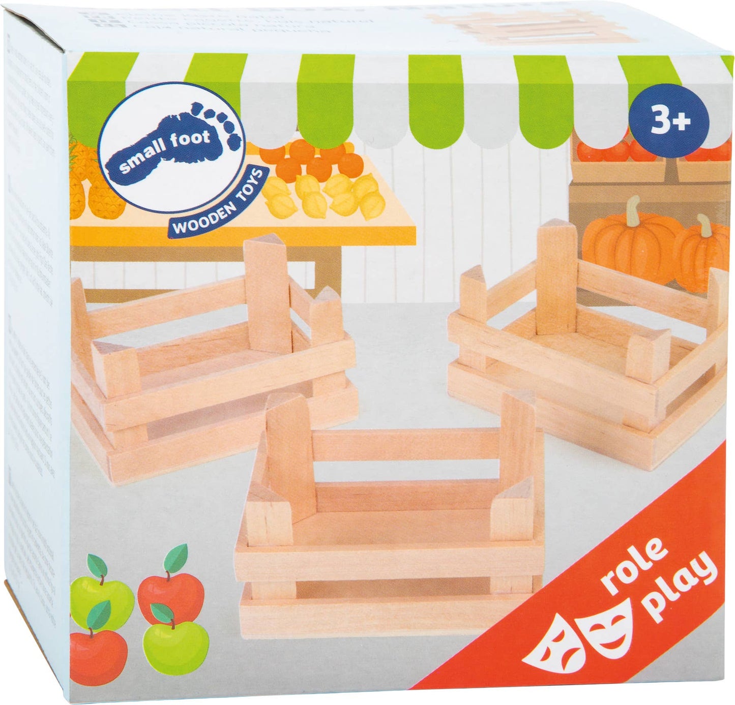 small foot Liten Naturlig Box | Handlare | Trä