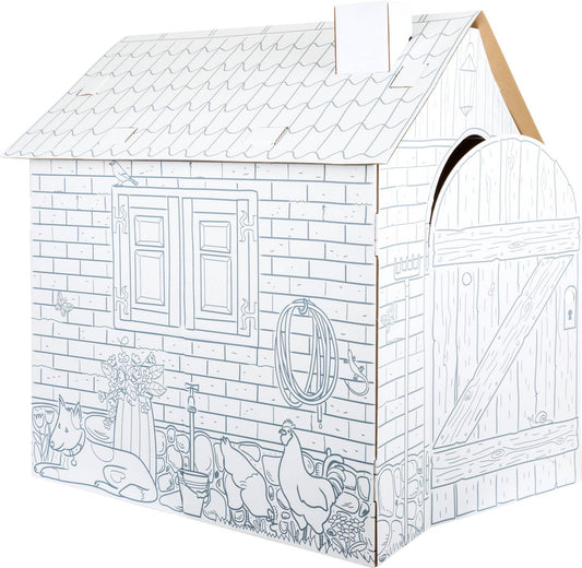 small foot Lekstuga ”House” Tillverkad av kartong | Kreativa artiklar |