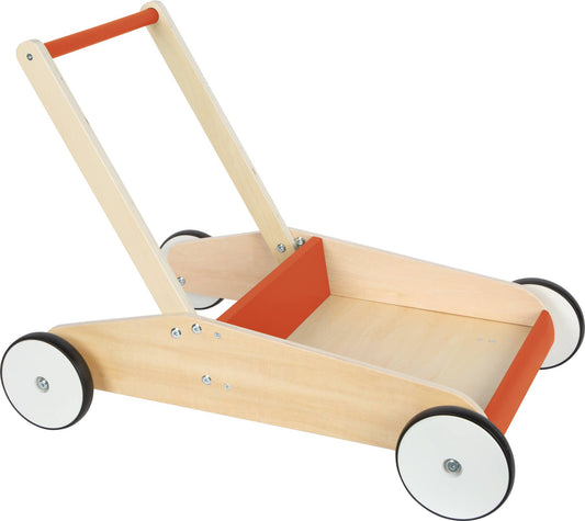 small foot Kopparröd babyrullator | Motoriska färdigheter | Träleksaker