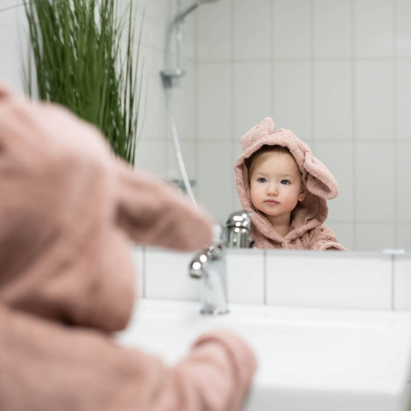 Summerville organic Ekologisk badrock Rabbit Pale Mauve 2-4 år