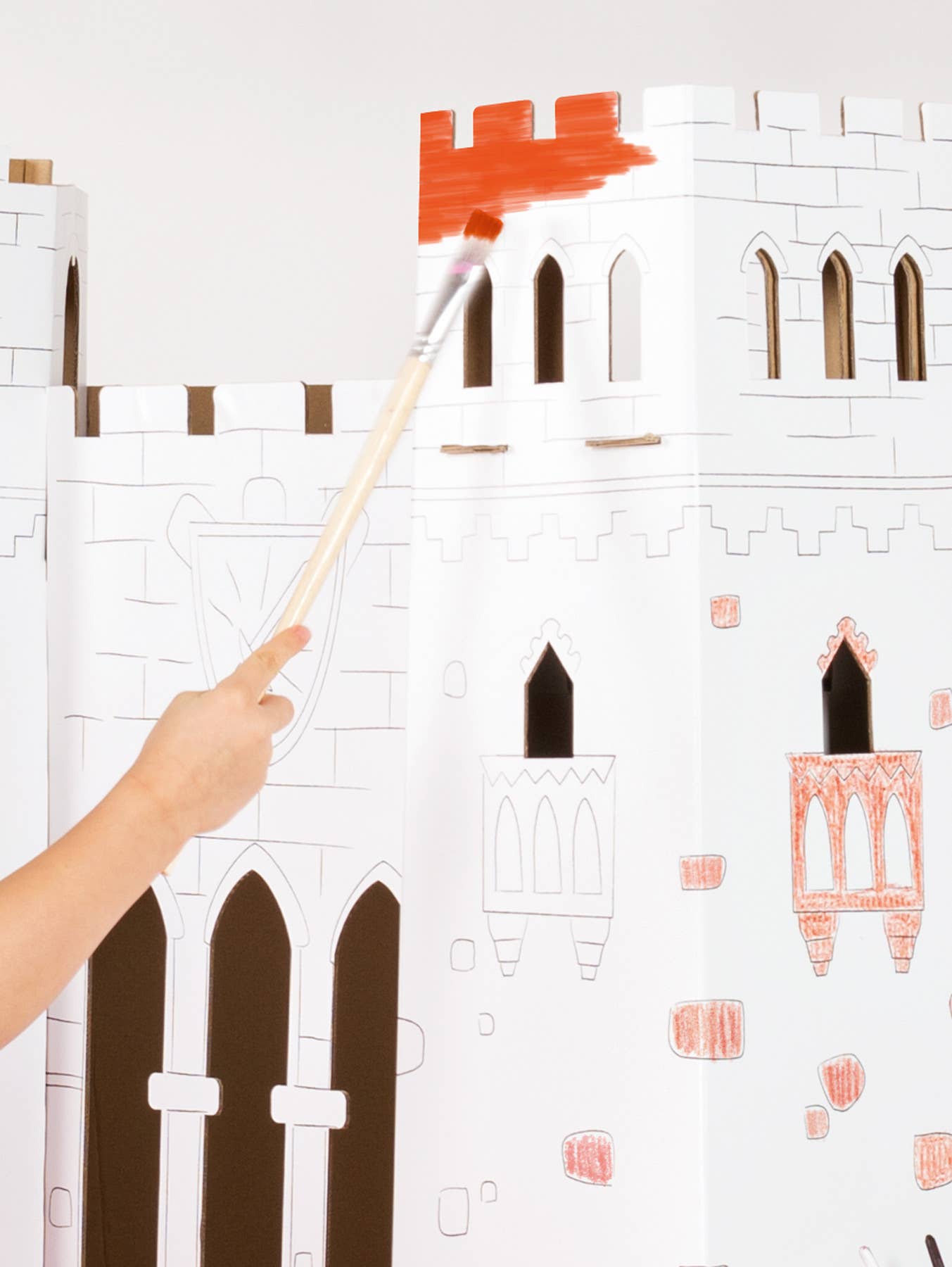 small foot ”Castle” Lekstuga gjord av kartong | Kreativa föremål |