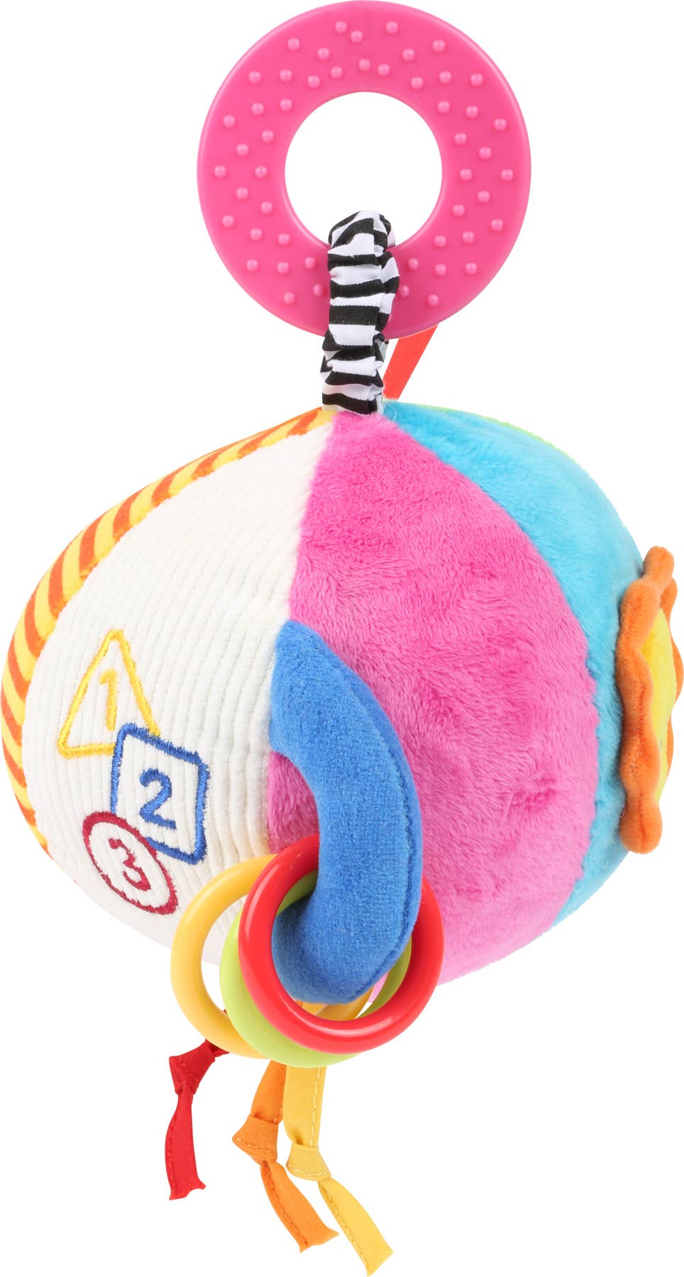small foot small foot Babyboll med skallra | Fylld leksak |