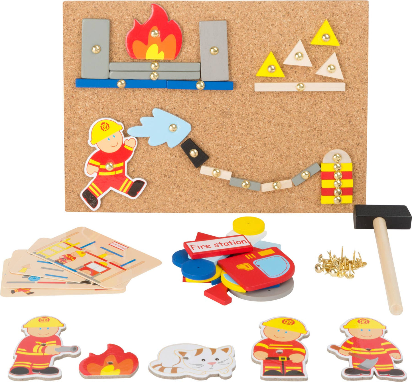 small foot Brandkår hammare spel | hammare spel | trä