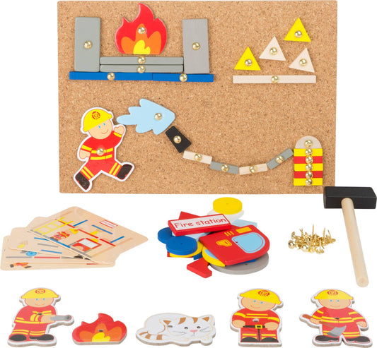 small foot Brandkår hammare spel | hammare spel | trä