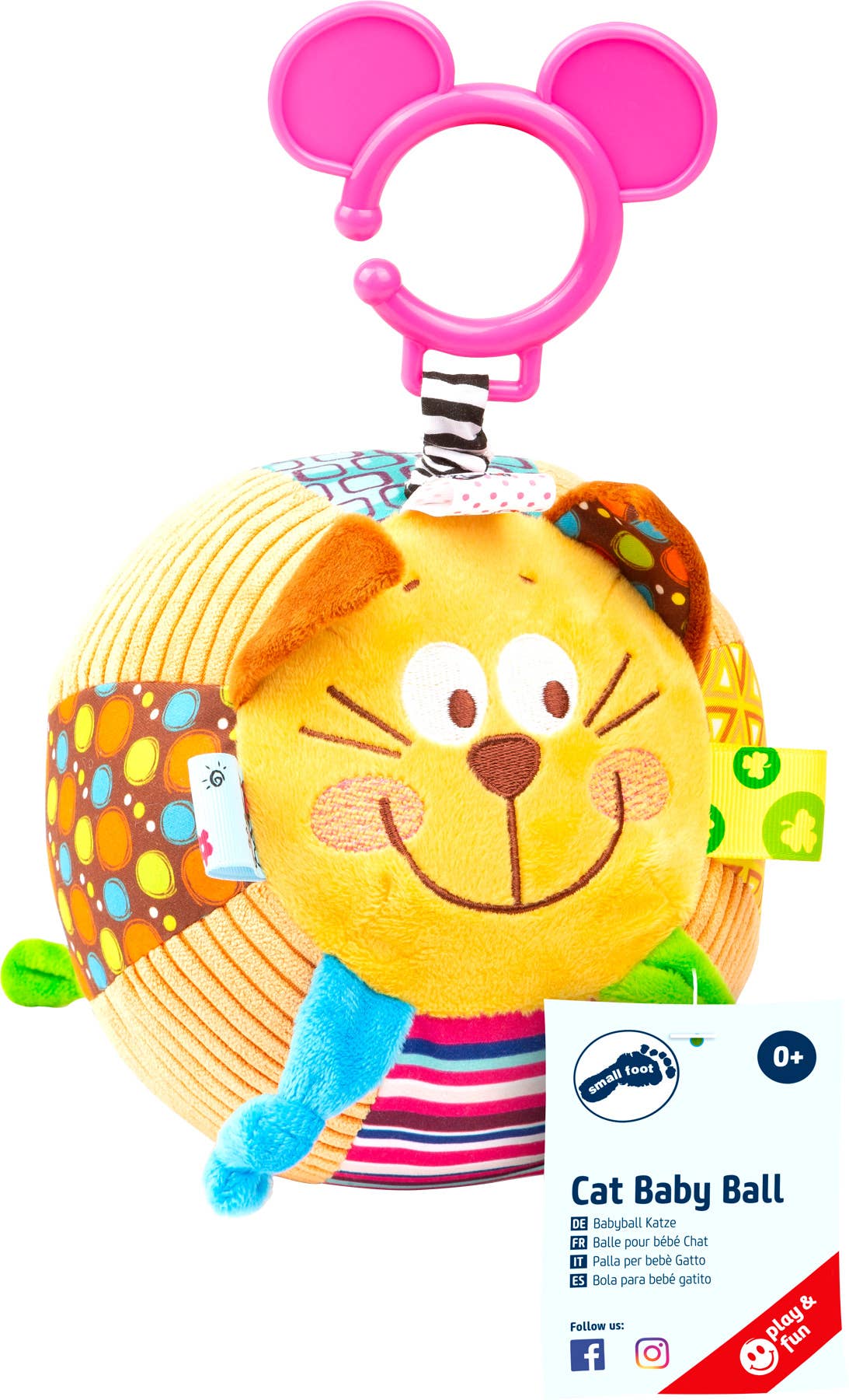 small foot Baby boll katt | stoppad leksak |