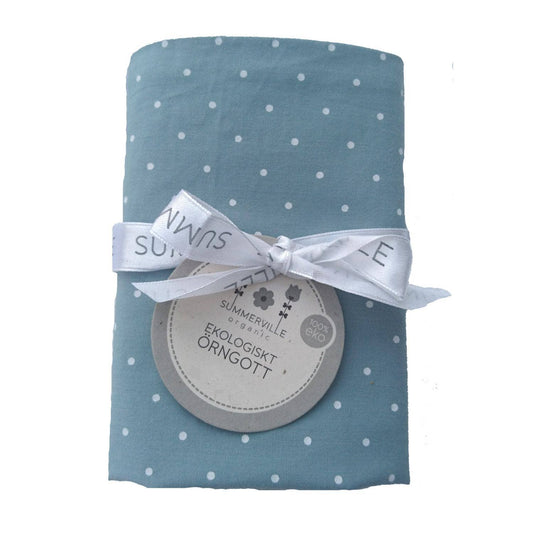 Summerville organic Örngott junior safir dotty GOTS