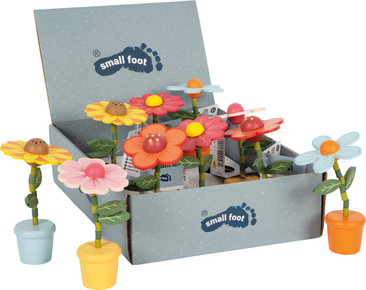 small foot Visa tryckfigurer blommor | Tryckfigurer | Träleksaker