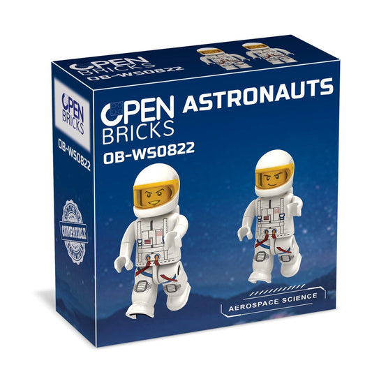 ÖPPNA BRICKS - Astronauter (Minifigurer)