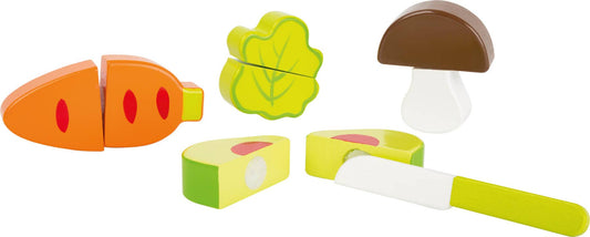 small foot small foot Vegetabiliska set | Roll leksak | 100% Fsc